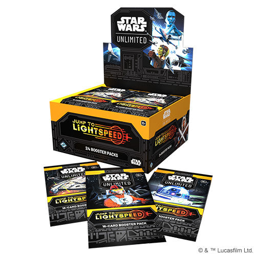 Star Wars Unlimited - Jump to Lightspeed Carbonite Booster and Booster Displays Bundle