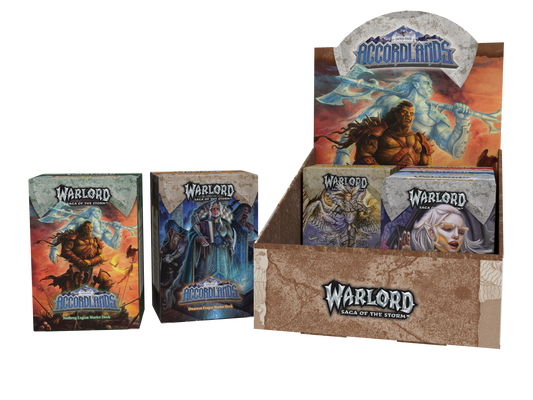 Warlord - Saga of the Storm - Into the Accordlands Starter Deck Display