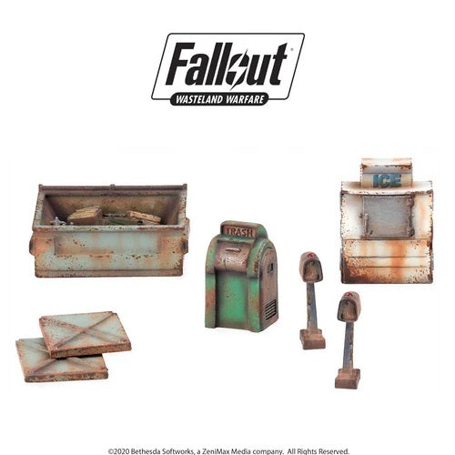 Fallout Wasteland Warfare - Boston Streets Scatter