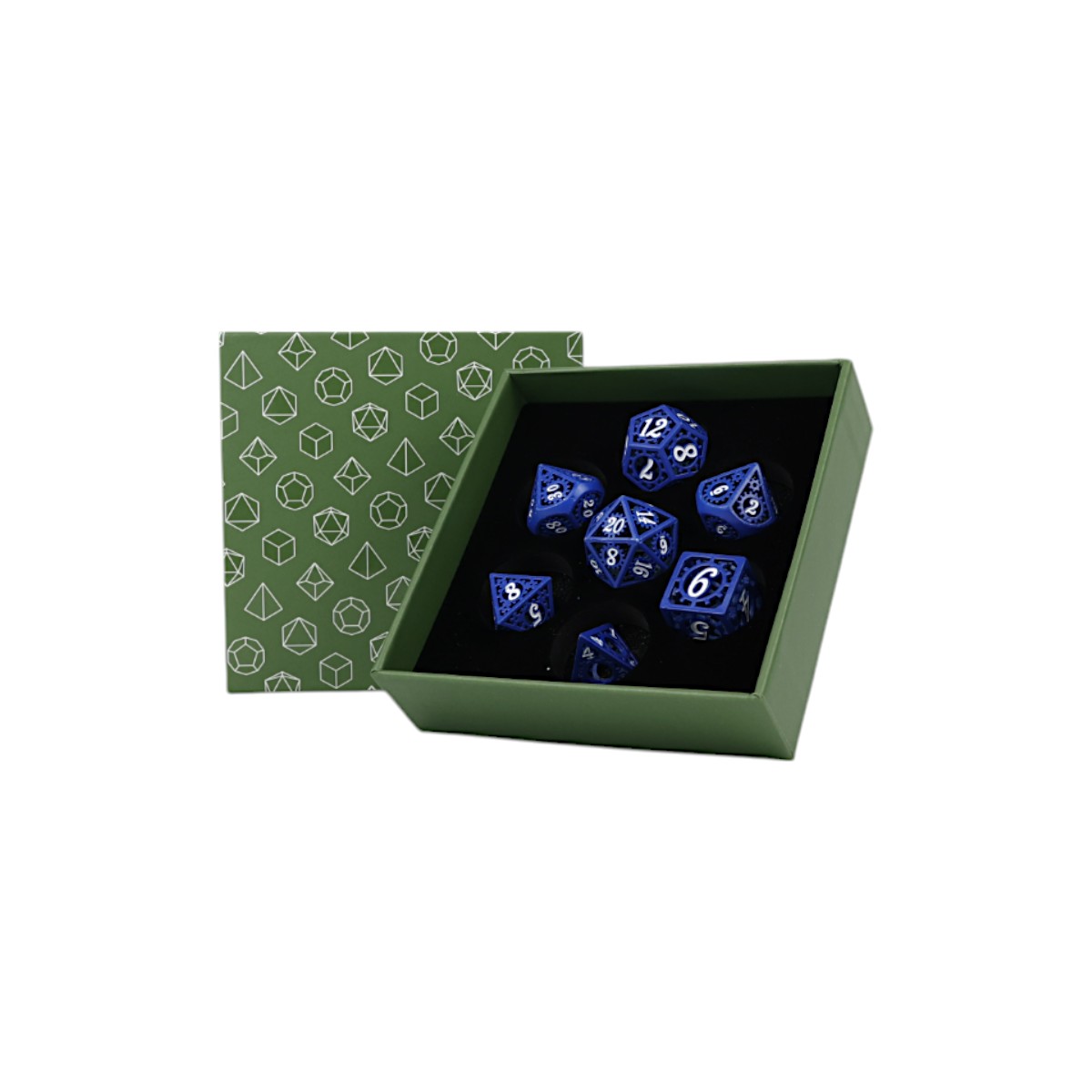 LPG Dice Clockwork Sun Dice Set Blue/White