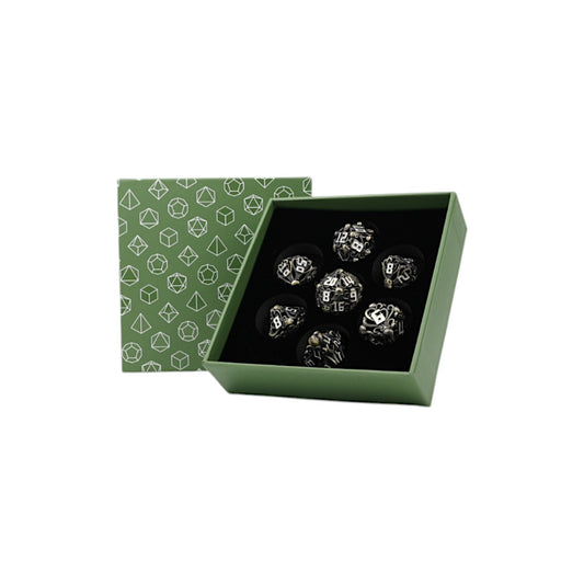 LPG Dice Tentacular Dice Set Tarnished Gold