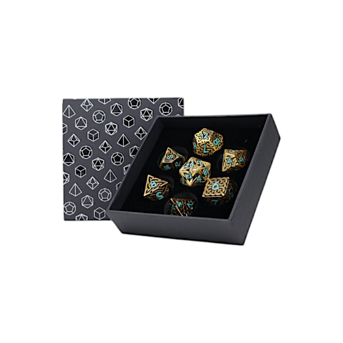 LPG Dice Celtic Hollow Dice Set Summer