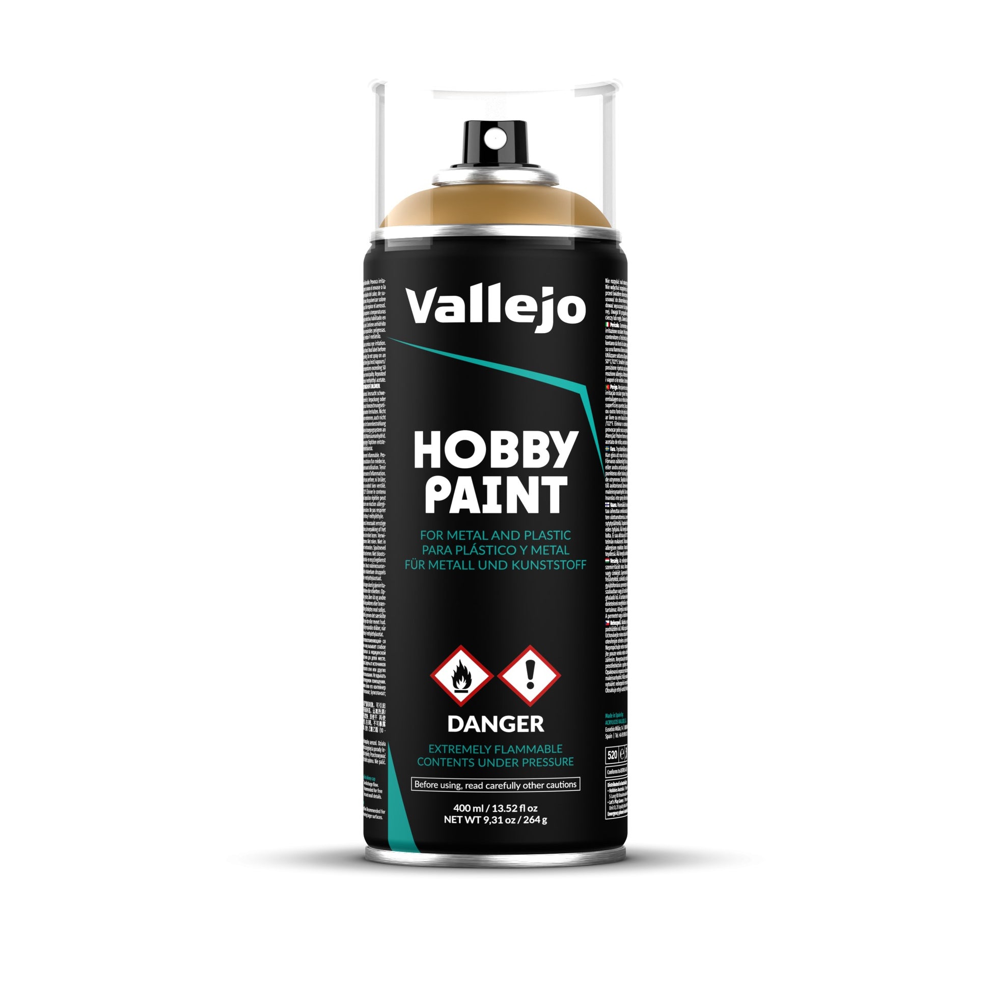 Vallejo Aerosol - Desert Yellow 400ml