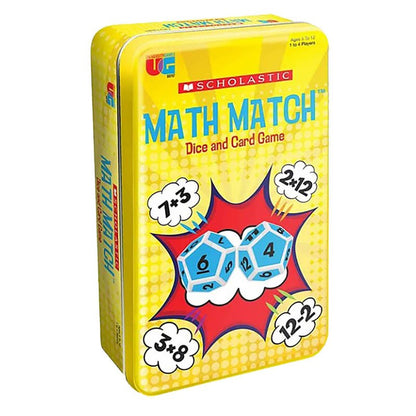 Scholastic Math Match Tinned Game