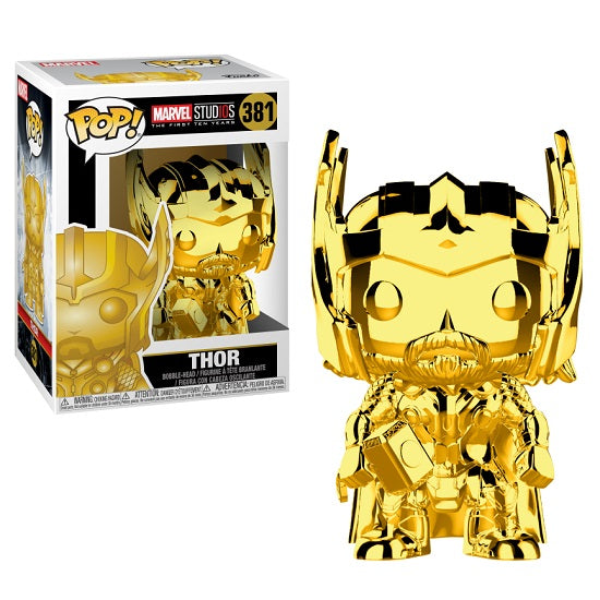 Marvel Studios 10th Anniversary - Thor Gold Chrome Pop! Vinyl  #381