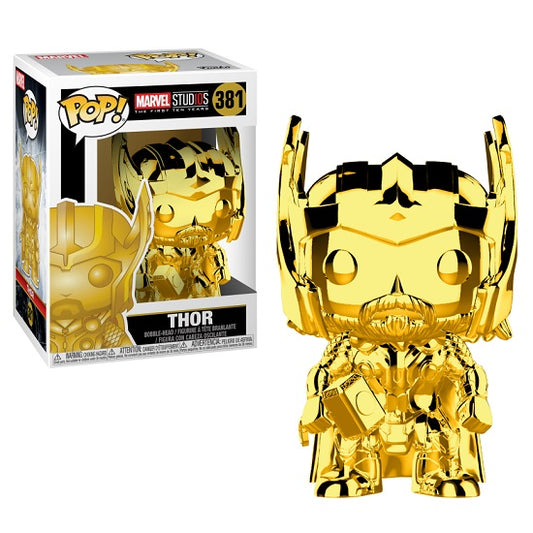 Marvel Studios 10th Anniversary - Thor Gold Chrome Pop! Vinyl  #381