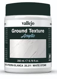 Vallejo Diorama Effects White Stone Paste 200ml - Ozzie Collectables