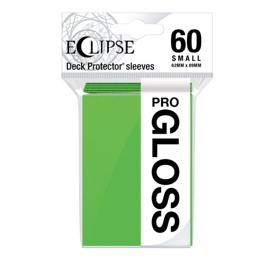 Eclipse Gloss Small Sleeves 60 pack Lime Green