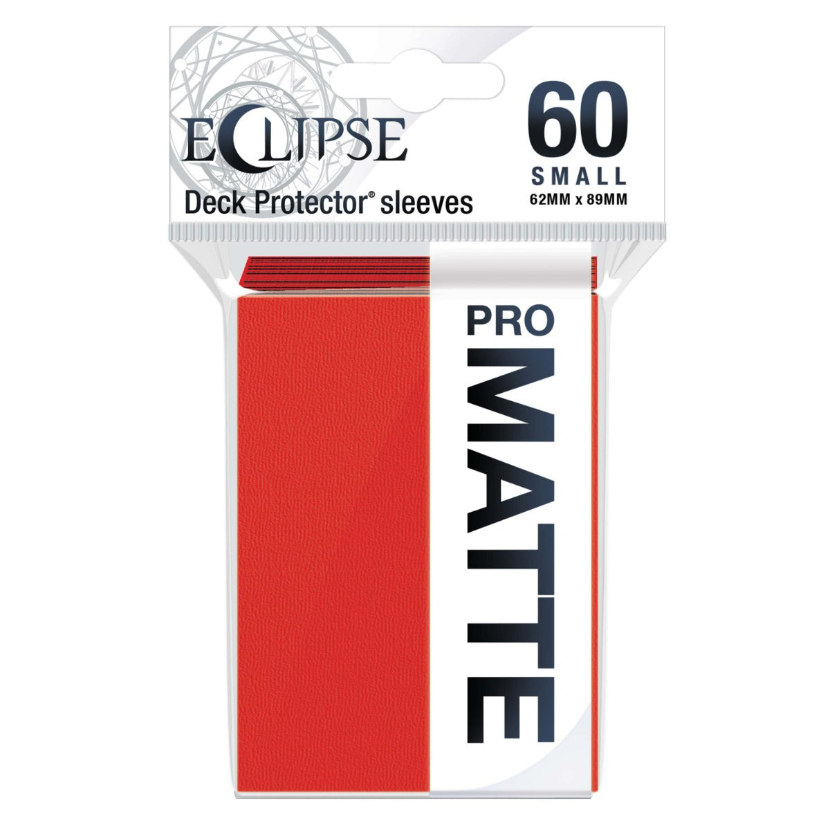 Eclipse Matte Small Sleeves 60 pack Apple Red