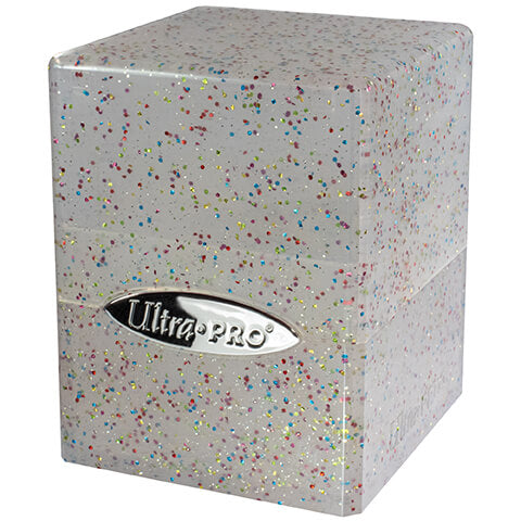 ULTRA PRO DECK BOX SATIN TOWER Glitter- Clear