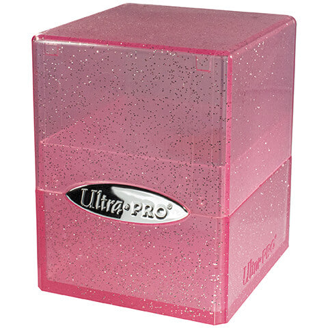 ULTRA PRO DECK BOX SATIN TOWER Glitter- Pink