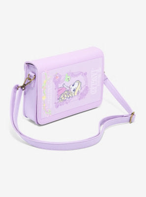 Loungefly Disney Tangled Book Crossbody Bag