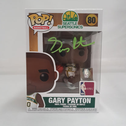 NBA Seattle Supersonics - Gary Payton #80 Signed Pop! Vinyl