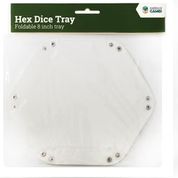 LPG Hex Dice Tray 8" White