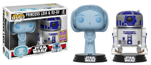 Princess Leia & R2-D2 2 Pack - Star Wars POP! Vinyl 2017 San Diego Summer Convention Exclusive - Ozzie Collectables