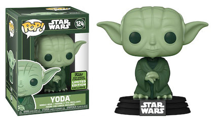 Star Wars - Yoda (Military Green) 2021 Spring Convention Exclusive Pop! Vinyl #124