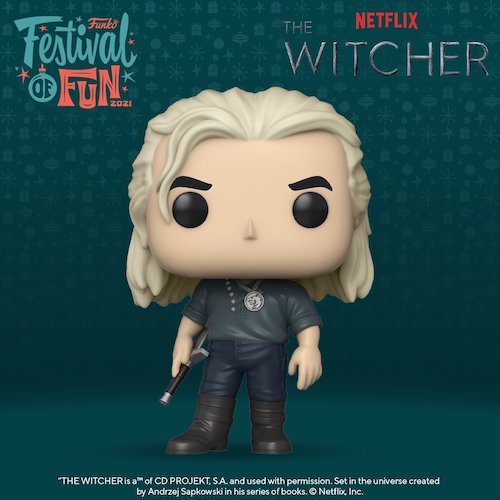 The Witcher - Geralt 2021 Festival of Fun Fall Convention  Exclusive Pop! Vinyl #1168