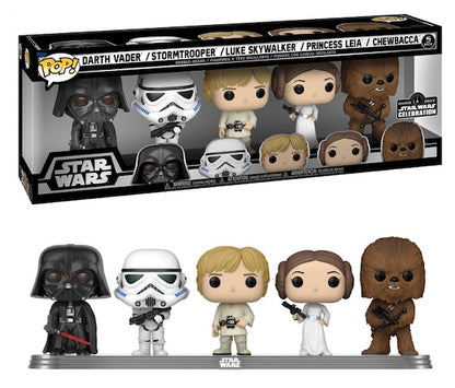 Star Wars - Star Wars Celebration 2022 Exclusive Pop! Vinyl 5-Pack