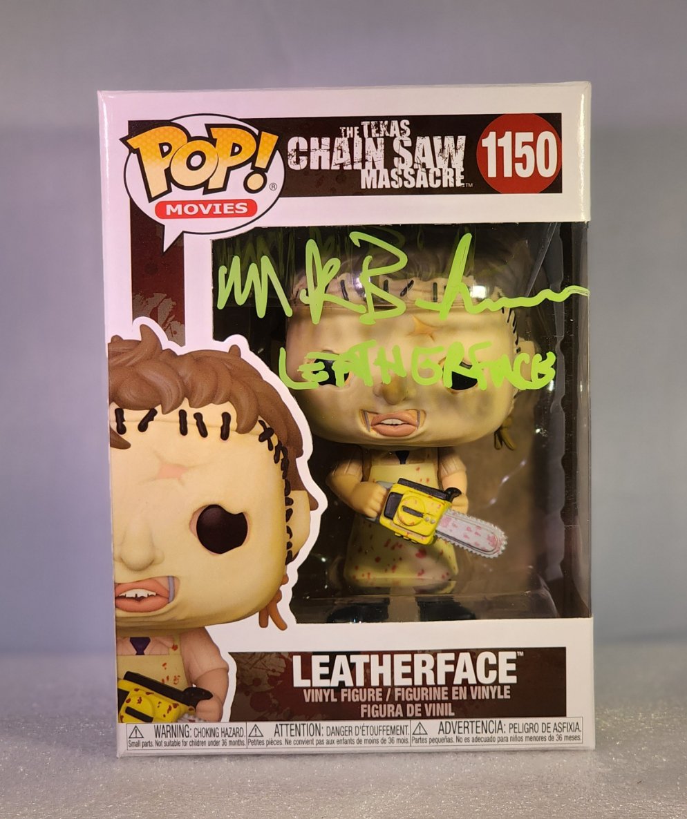 Texas Chainsaw Massacre - Leatherface Signed POP! Vinyl