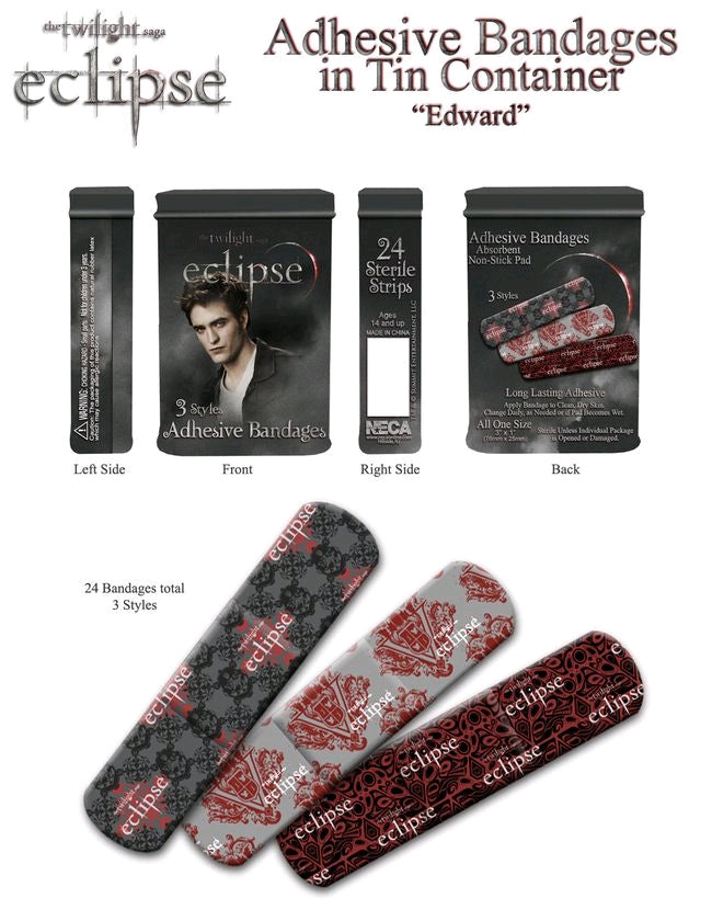 The Twilight Saga: Eclipse - Adhesive Bandages in Tin Edward - Ozzie Collectables