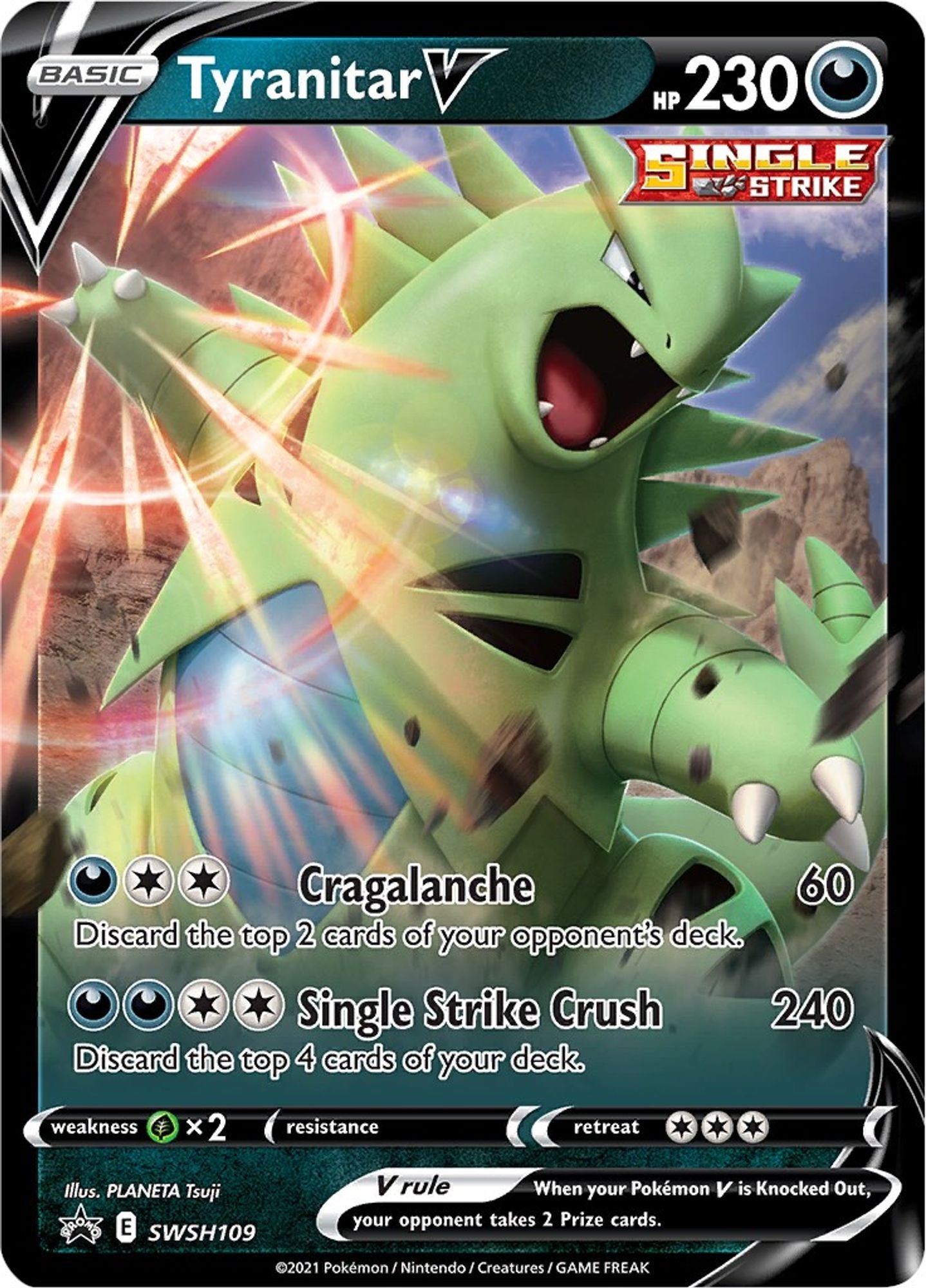 Tyranitar V - SWSH109