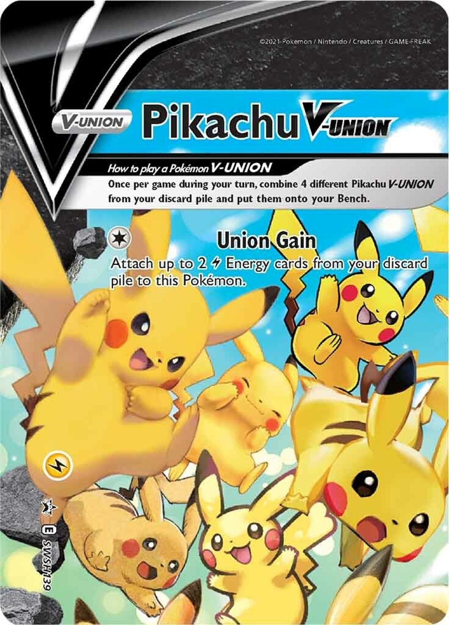 Pikachu V-Union - SWSH139