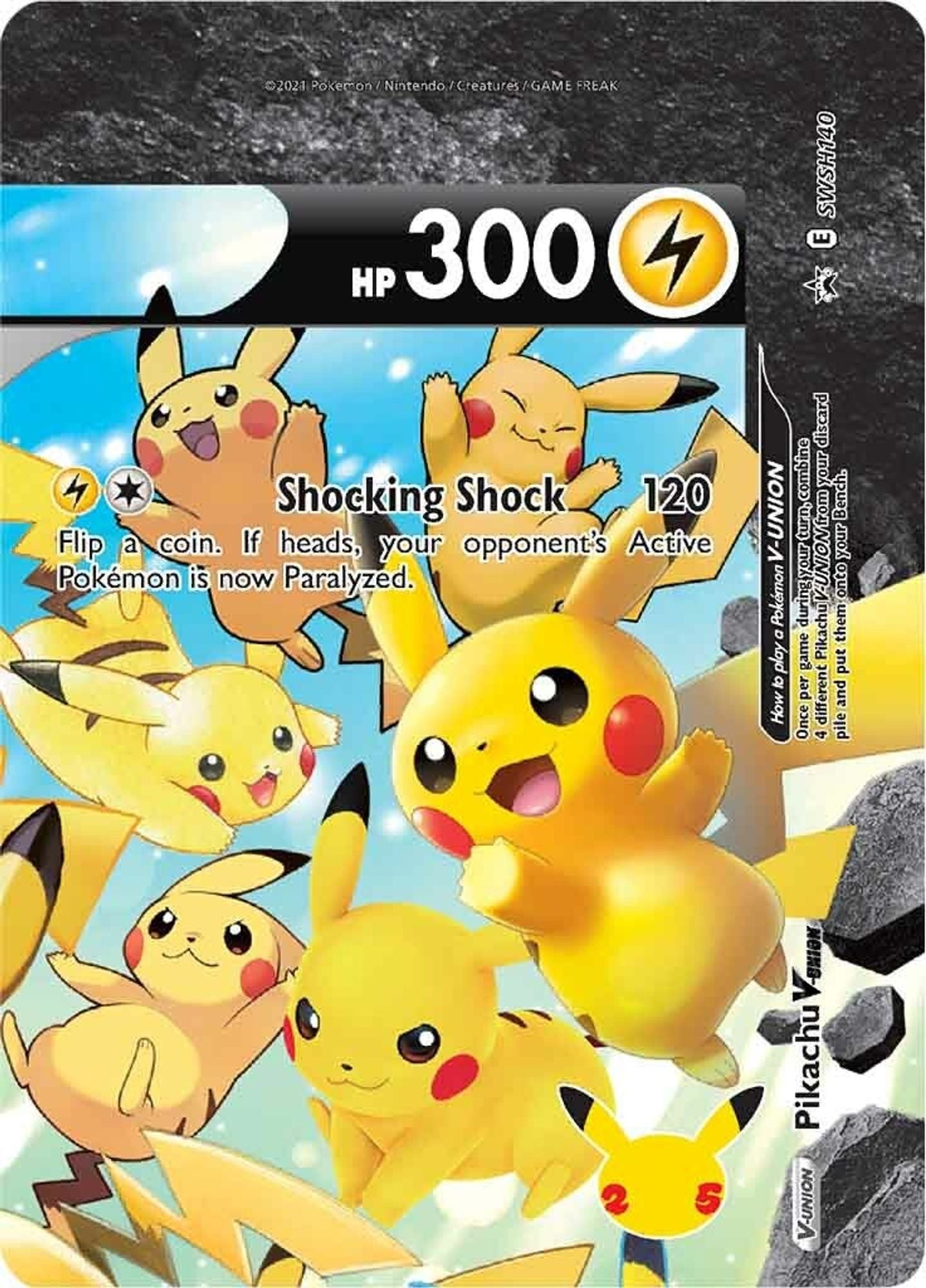 Pikachu V-Union - SWSH140