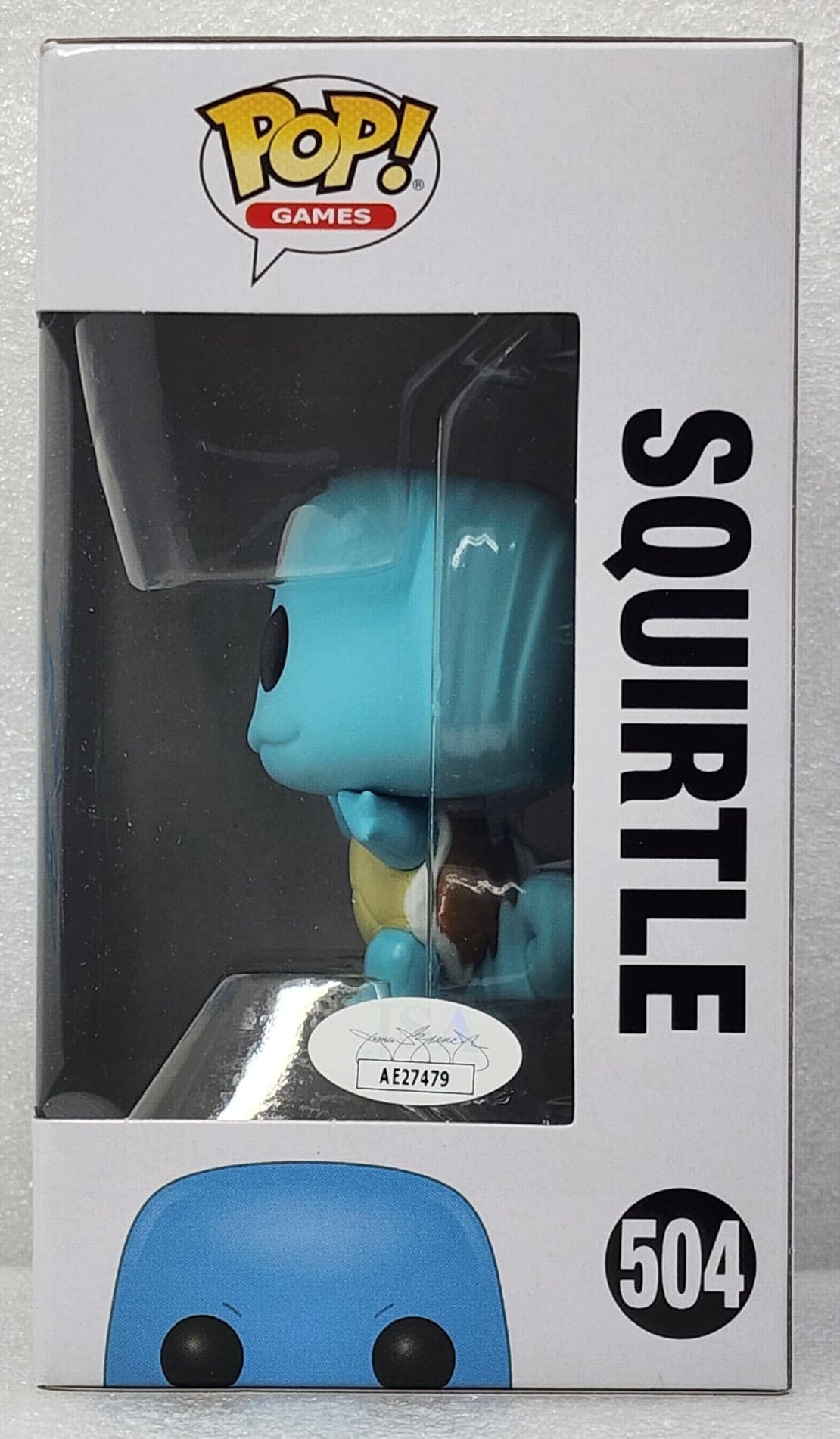 Newest Squirtle AUTOGRAPHED Funko Pop