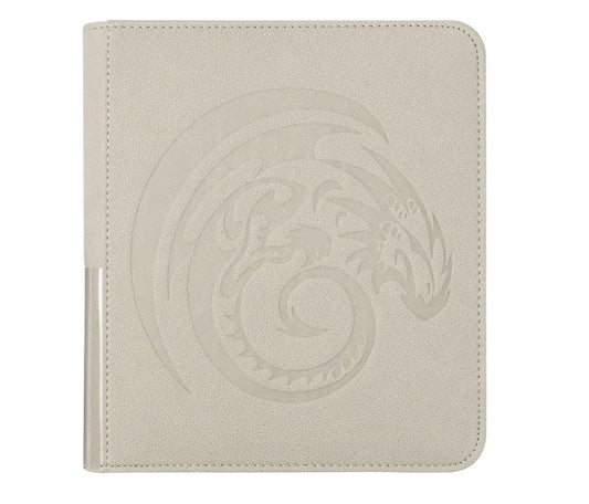 Zipster Small - Dragon Shield - Ashen White