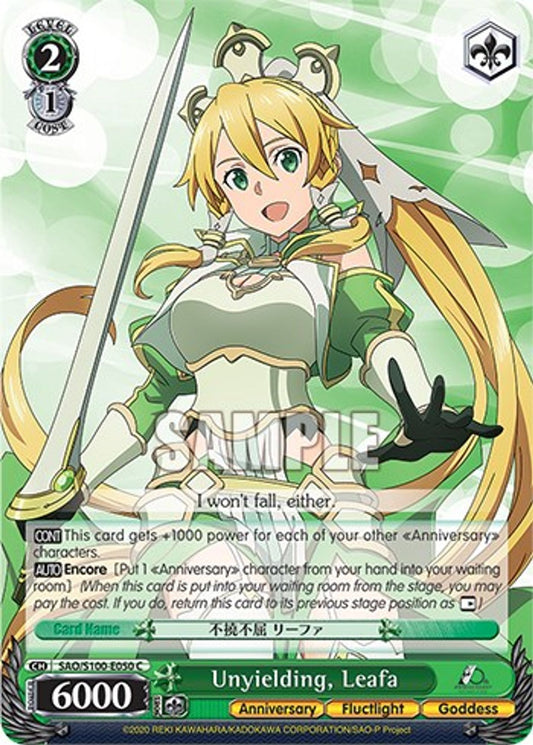 Unyielding, Leafa