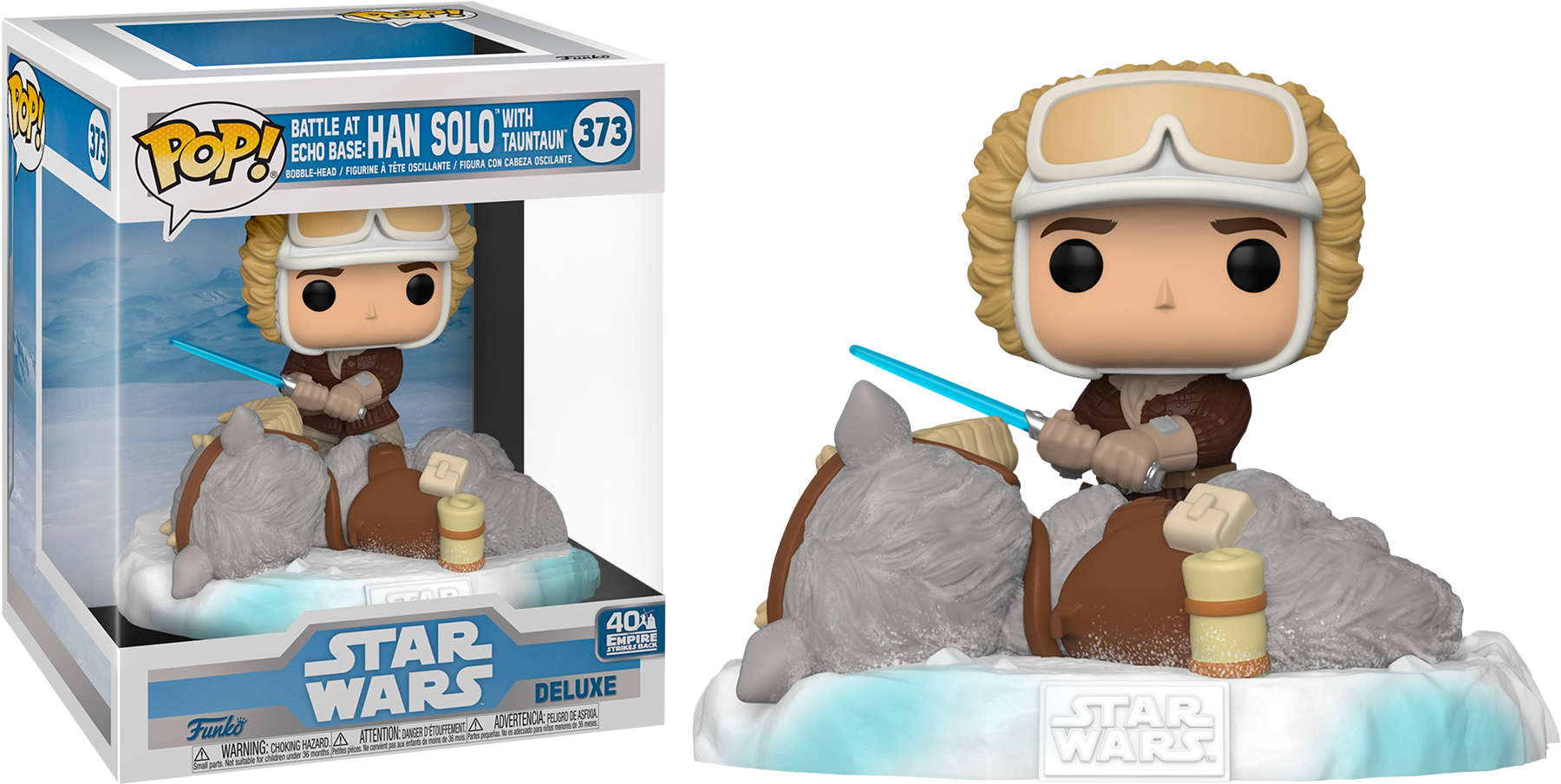 Star Wars - Han & Taun Taun US Exclusive Pop! Deluxe Diorama - Ozzie Collectables