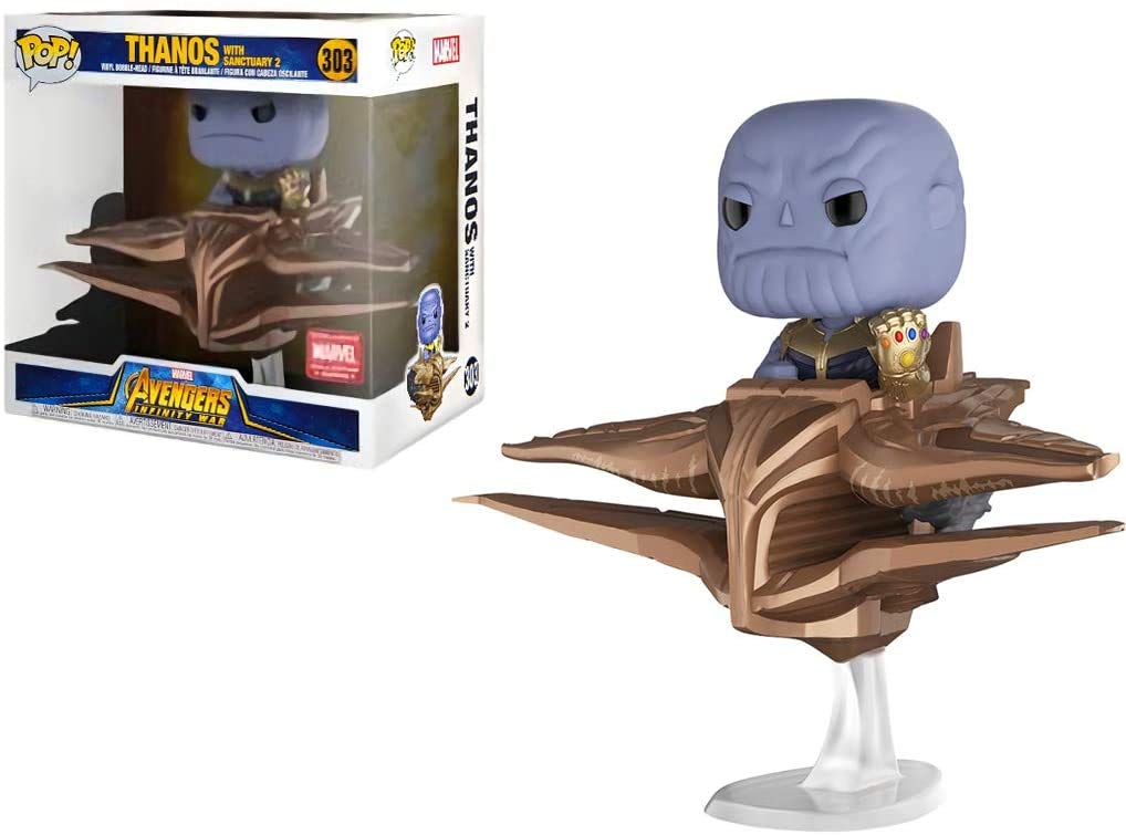 Avengers Infinity War - Thanos With Sanctuary 2 Collector Corps Exclusive Pop! Ride #303