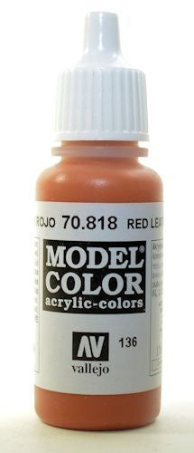 Vallejo Model Colour - Red Leather 17 ml