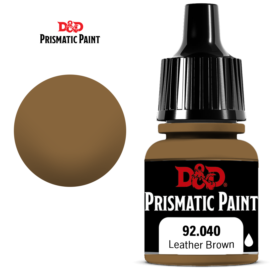 D&D Prismatic Paint Leather Brown 92.040