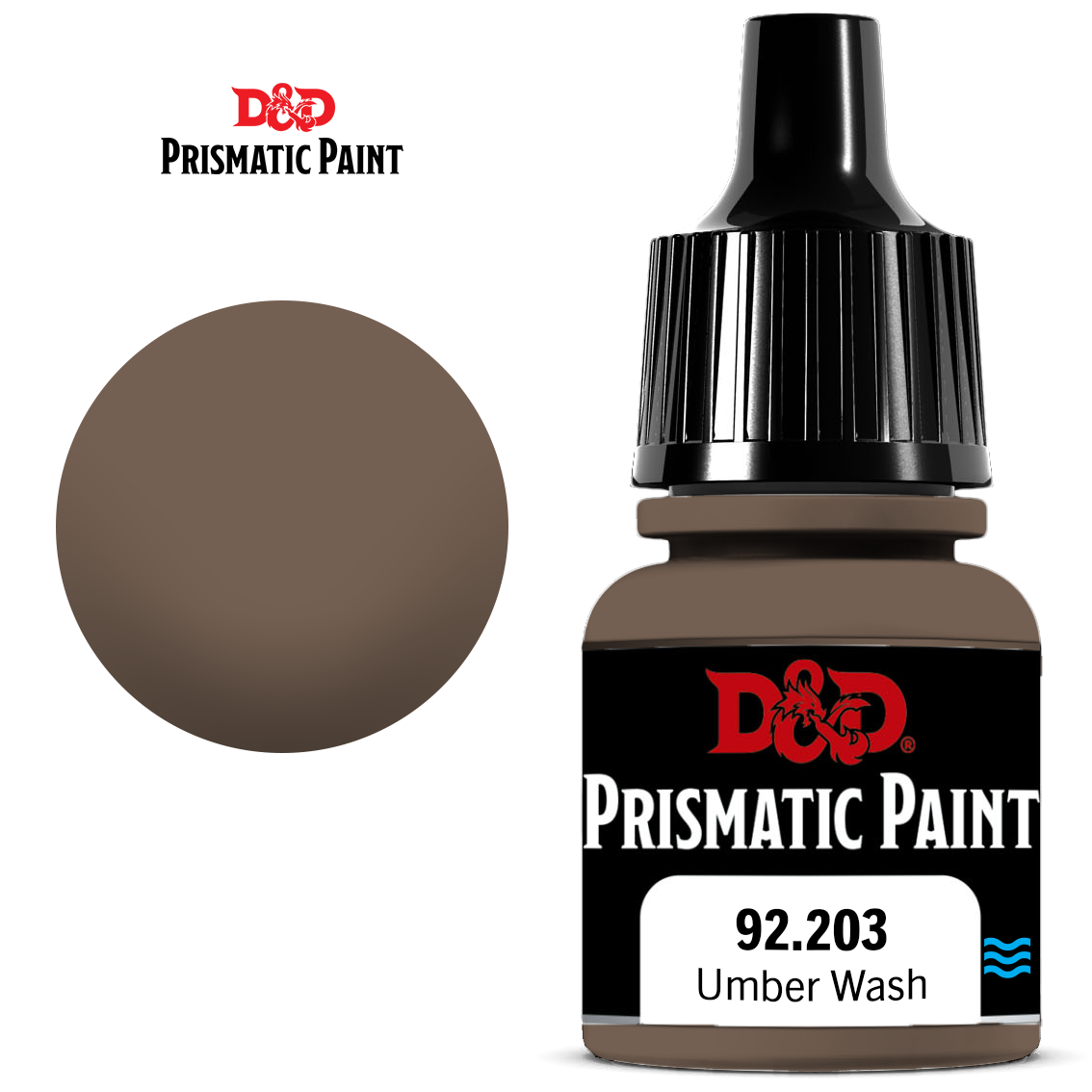 D&D Prismatic Paint Umber Wash 92.203