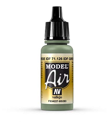 Vallejo Model Air IDF Green 17 ml - Ozzie Collectables