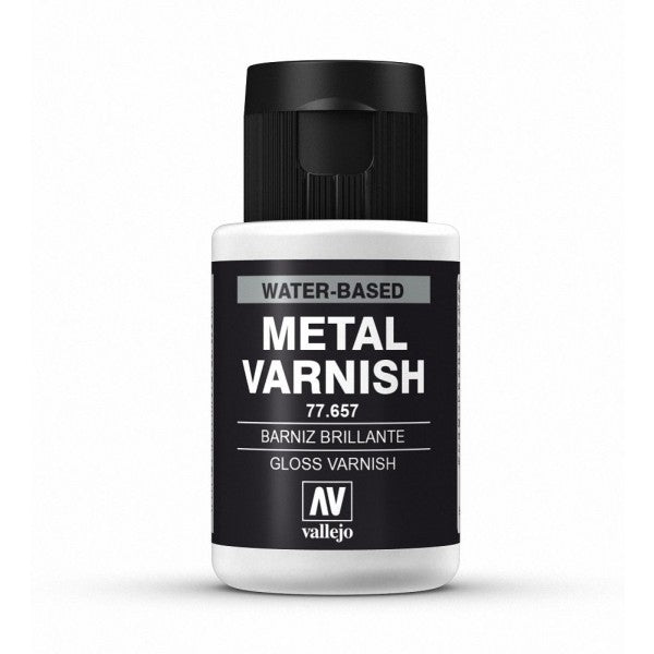 Vallejo Gloss Metal Varnish 32ml - Ozzie Collectables