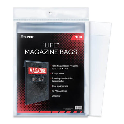 ULTRA PRO Comic - Life Magazine 11-1/8" X 15-1/8" Bags