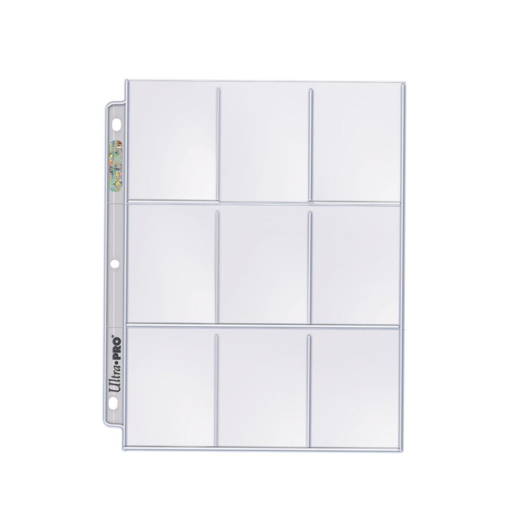 ULTRA PRO Page - 18PKT Silver Series Page (Holds 2.5" x 3.5" cards) (PK25)