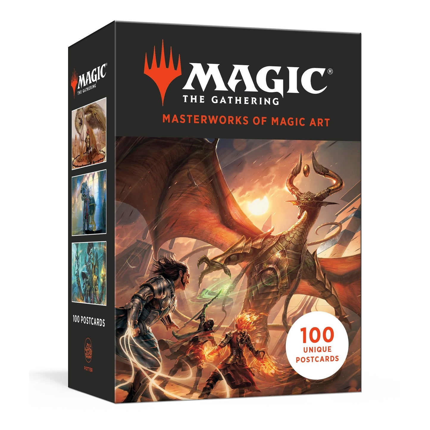 Magic The Gathering Masterworks of Magic Art 100 Postcard Set