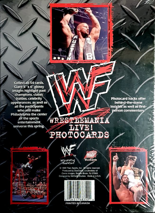 WWF - Wrestlemania Live! Photocard Album - Ozzie Collectables