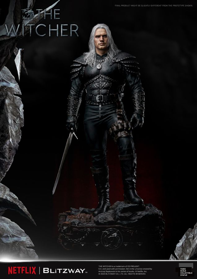 The Witcher (TV) - Geralt of Rivia 1:3 Scale Statue