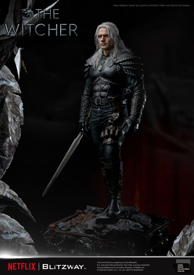 The Witcher (TV) - Geralt of Rivia 1:3 Scale Statue