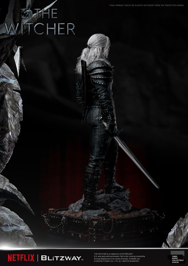 The Witcher (TV) - Geralt of Rivia 1:3 Scale Statue