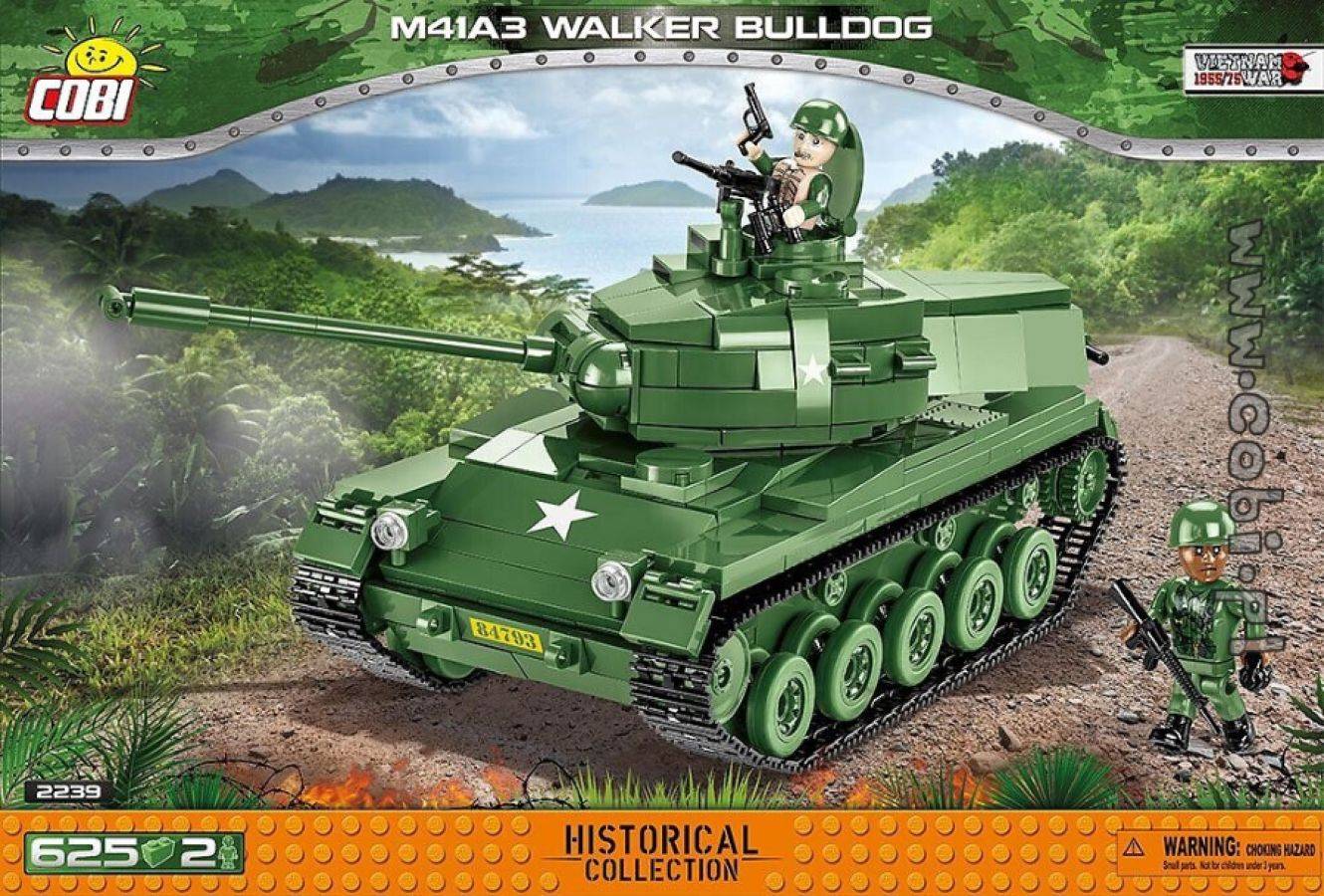 Vietnam War - Walker Build M41A3 (625 pieces)