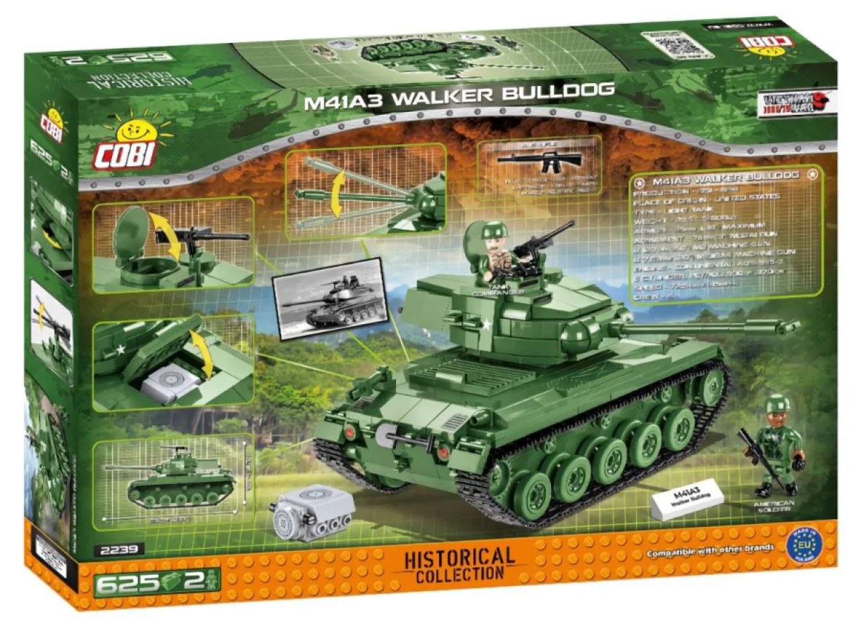 Vietnam War - Walker Build M41A3 (625 pieces)