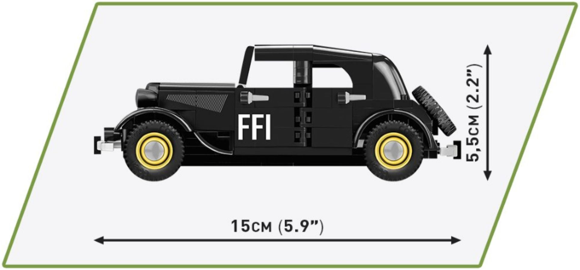 World War II - 1938 Citroen Traction 11C (236 pieces)