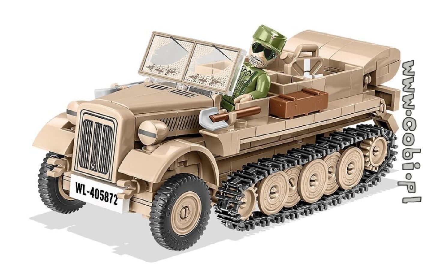 World War II - SD KFZ 10 Demag D7 (283 pieces)