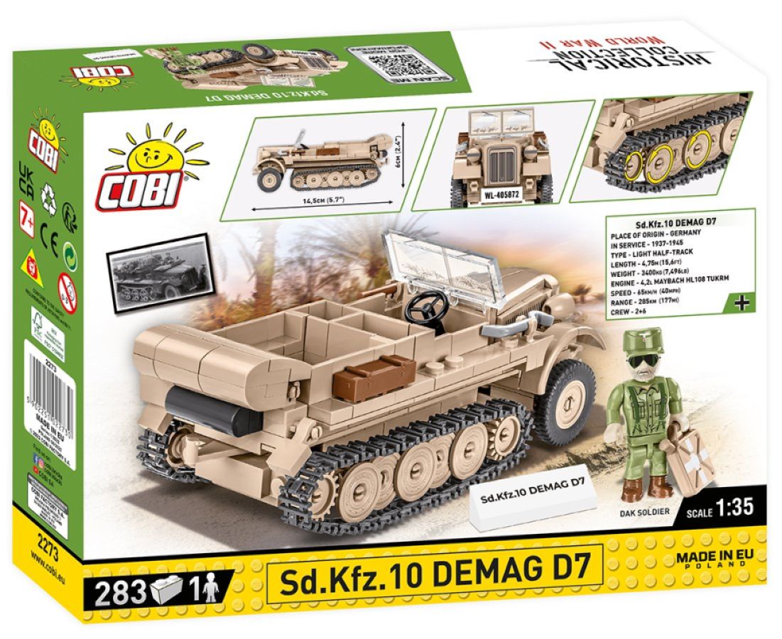 World War II - SD KFZ 10 Demag D7 (283 pieces)