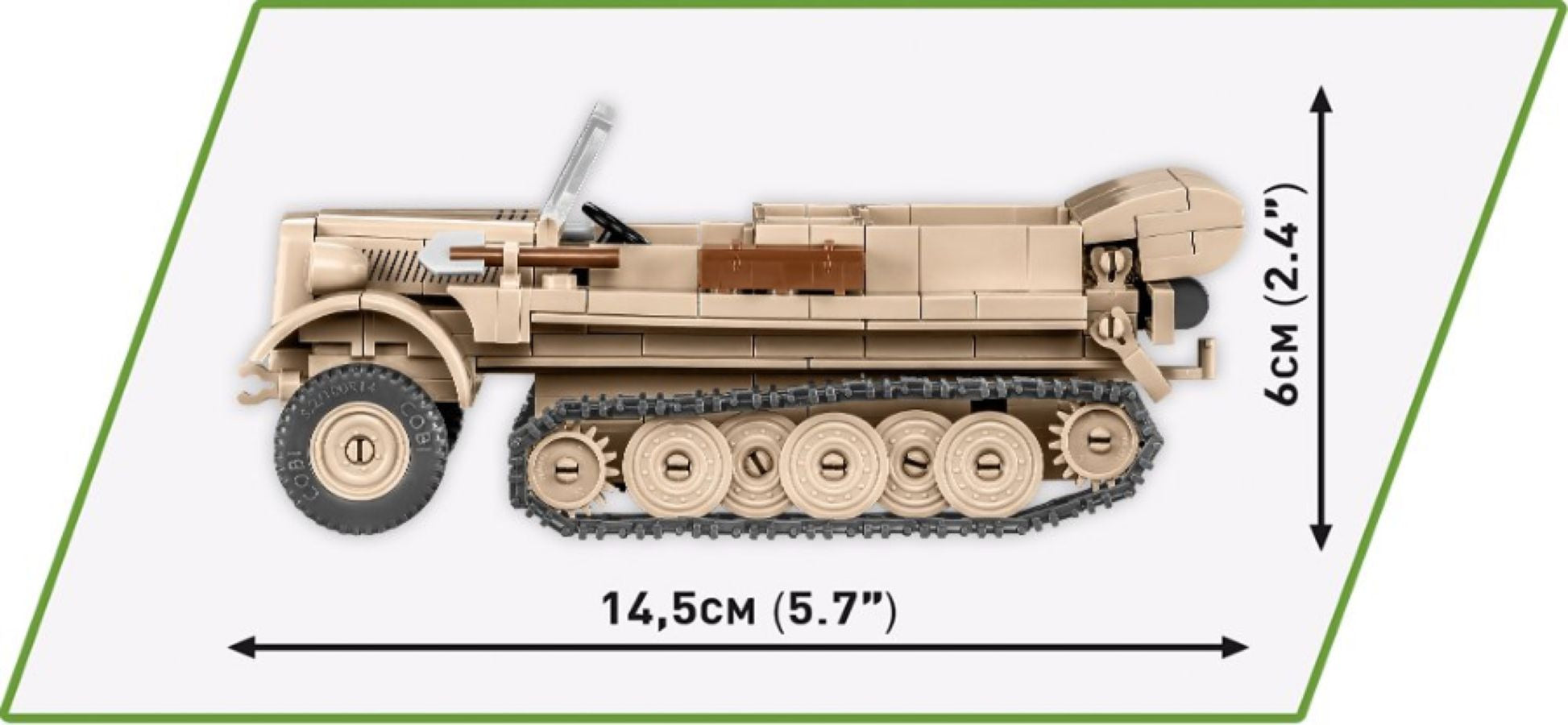 World War II - SD KFZ 10 Demag D7 (283 pieces)